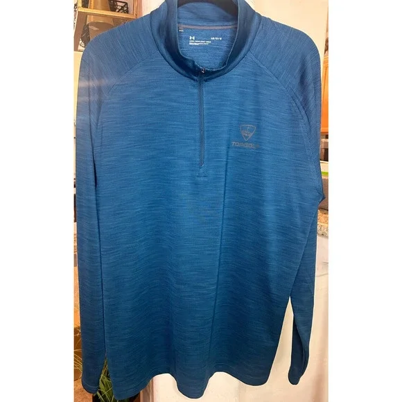 Under Armour TOP GOLF Men's UA Tech™ ½ Zip Long Sleeve LG 💸BOGO🎉 - Picture 2 of 6